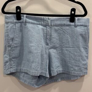 J. Crew Light Blue Shorts Size 10